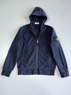 Stone Island Light Soft Shell-R Hooded Premium Jacket - S
